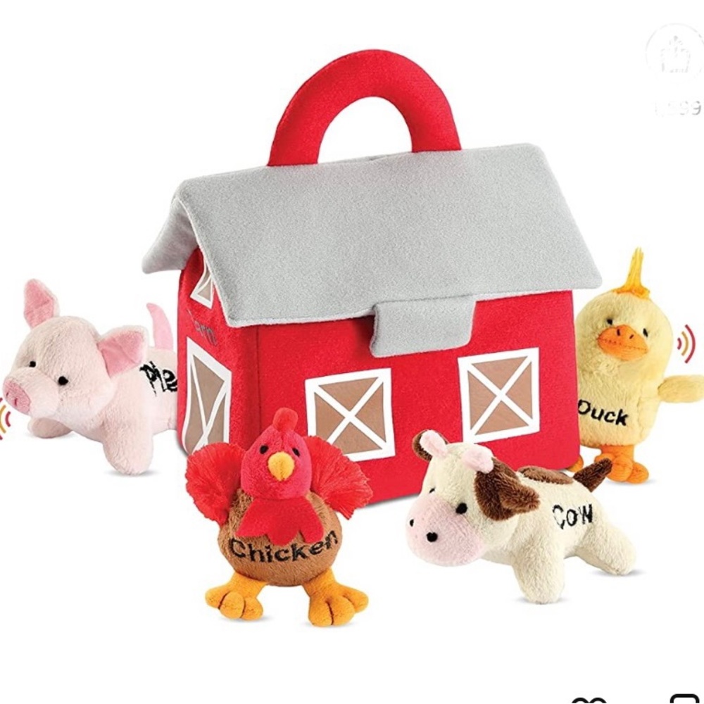 Plush Barn and Farm Animal Toys with Sound NEW
